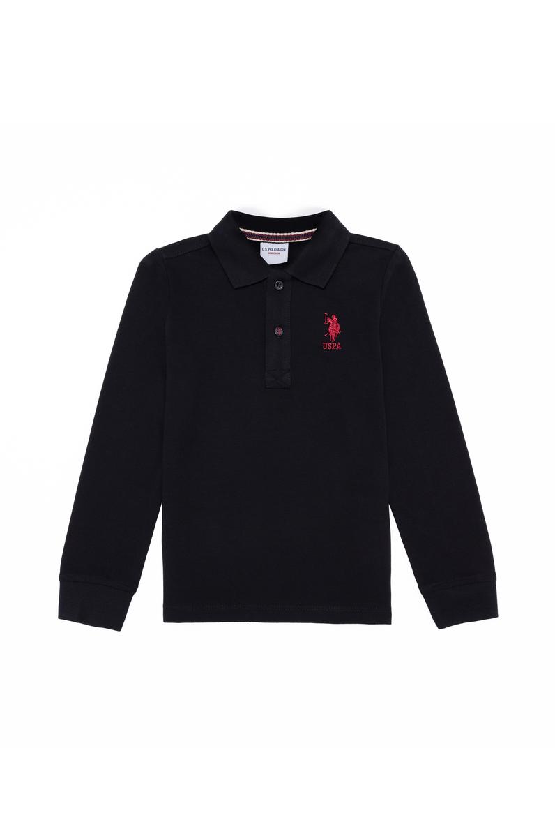 Erkek Çocuk Siyah Basic Sweatshirt
