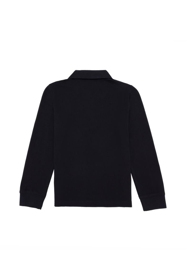 Erkek Çocuk Siyah Basic Sweatshirt - 50253783039