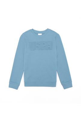 Erkek Çocuk Mavi Basic Sweatshirt - 50260645071