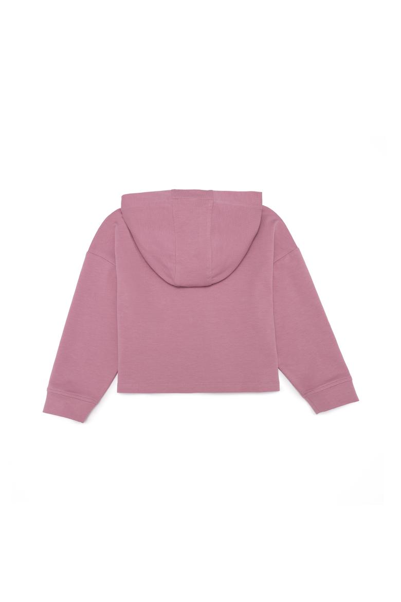 Kız Çocuk Manolya Kapüşonlu Sweatshirt - 50254765003