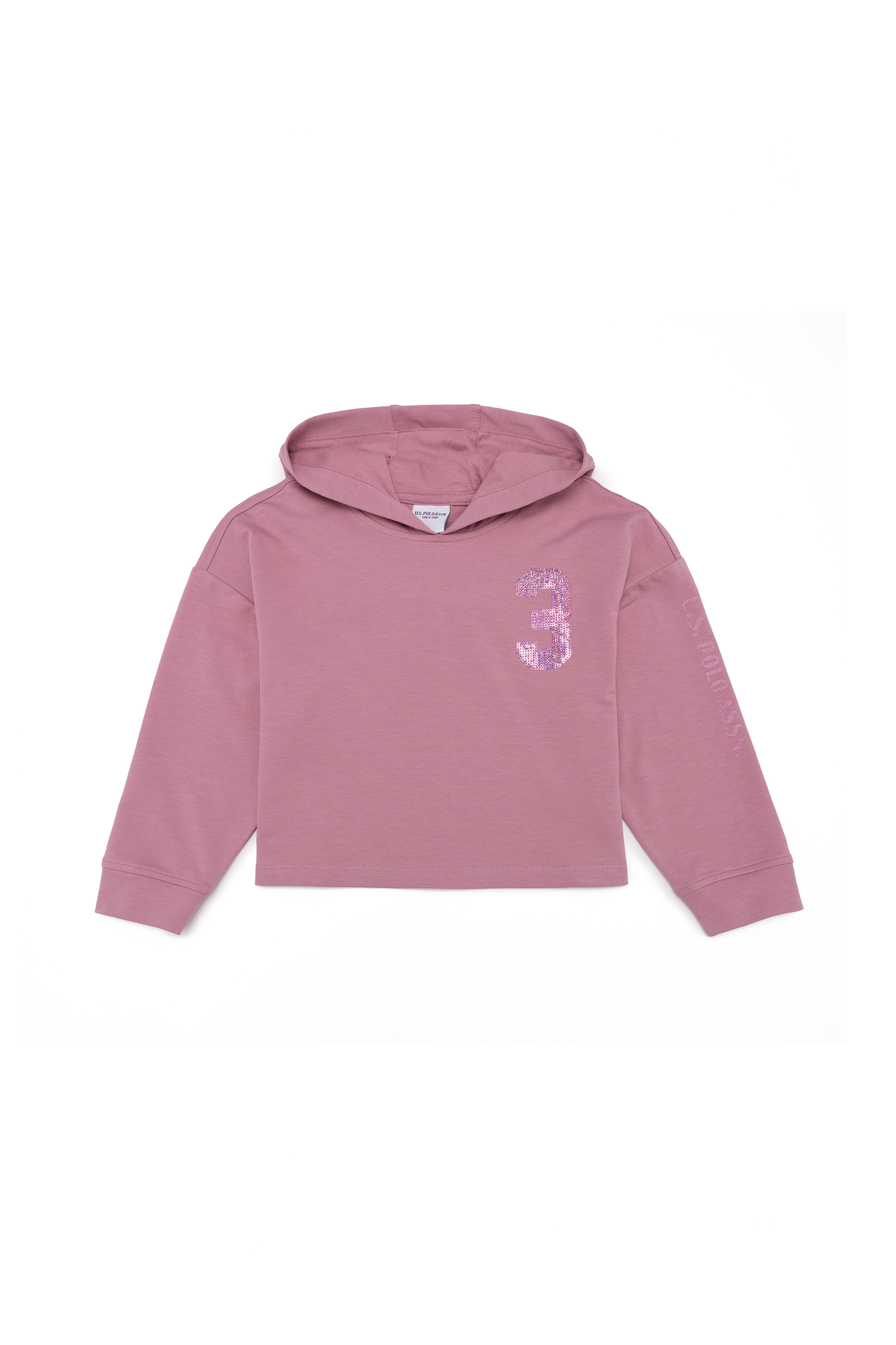 Kız Çocuk Manolya Kapüşonlu Sweatshirt - Image 1