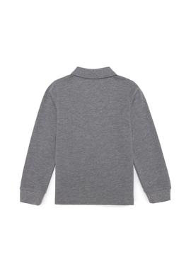 Erkek Çocuk Gri Melanj Basic Sweatshirt - 50253783022