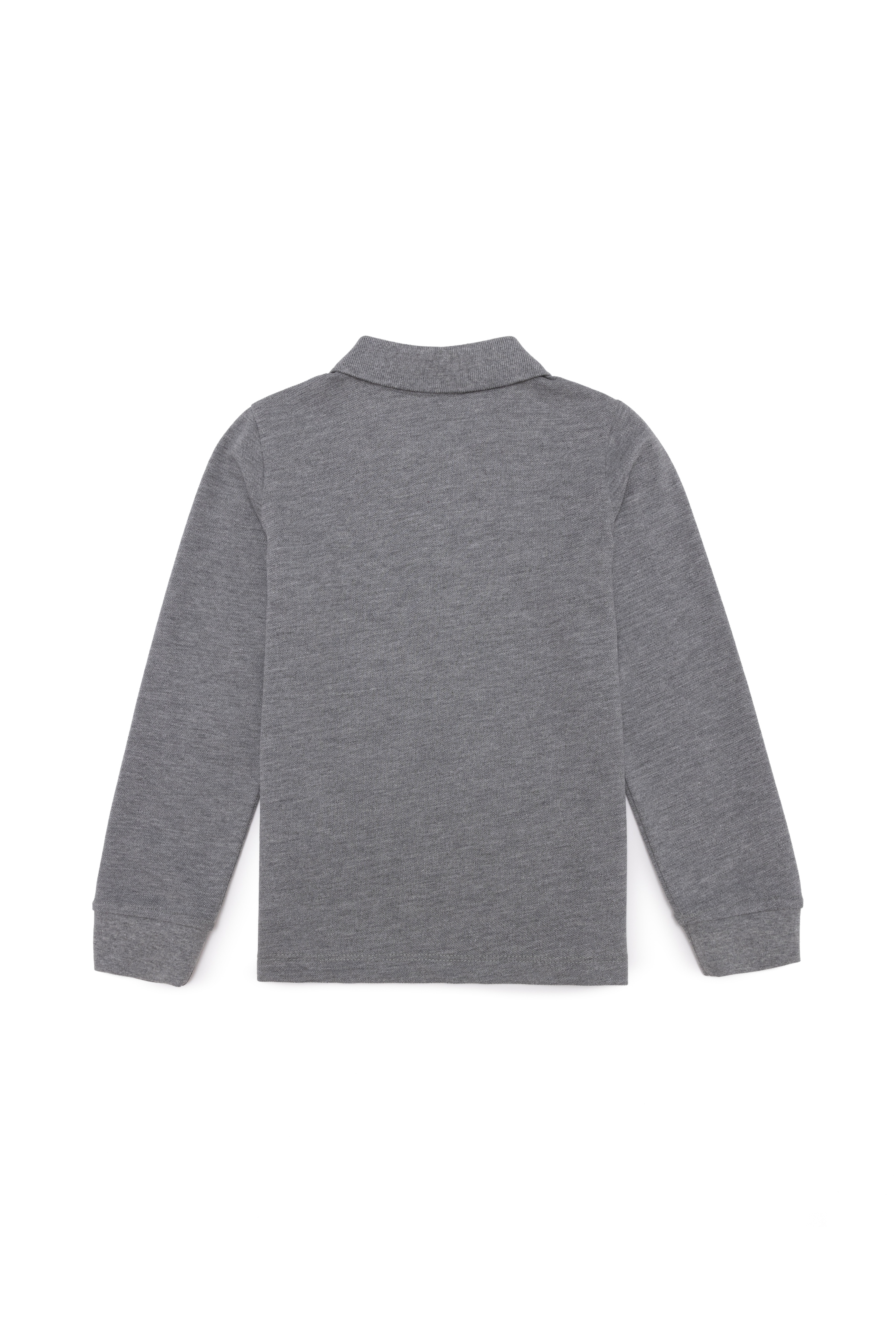 Erkek Çocuk Gri Melanj Basic Sweatshirt