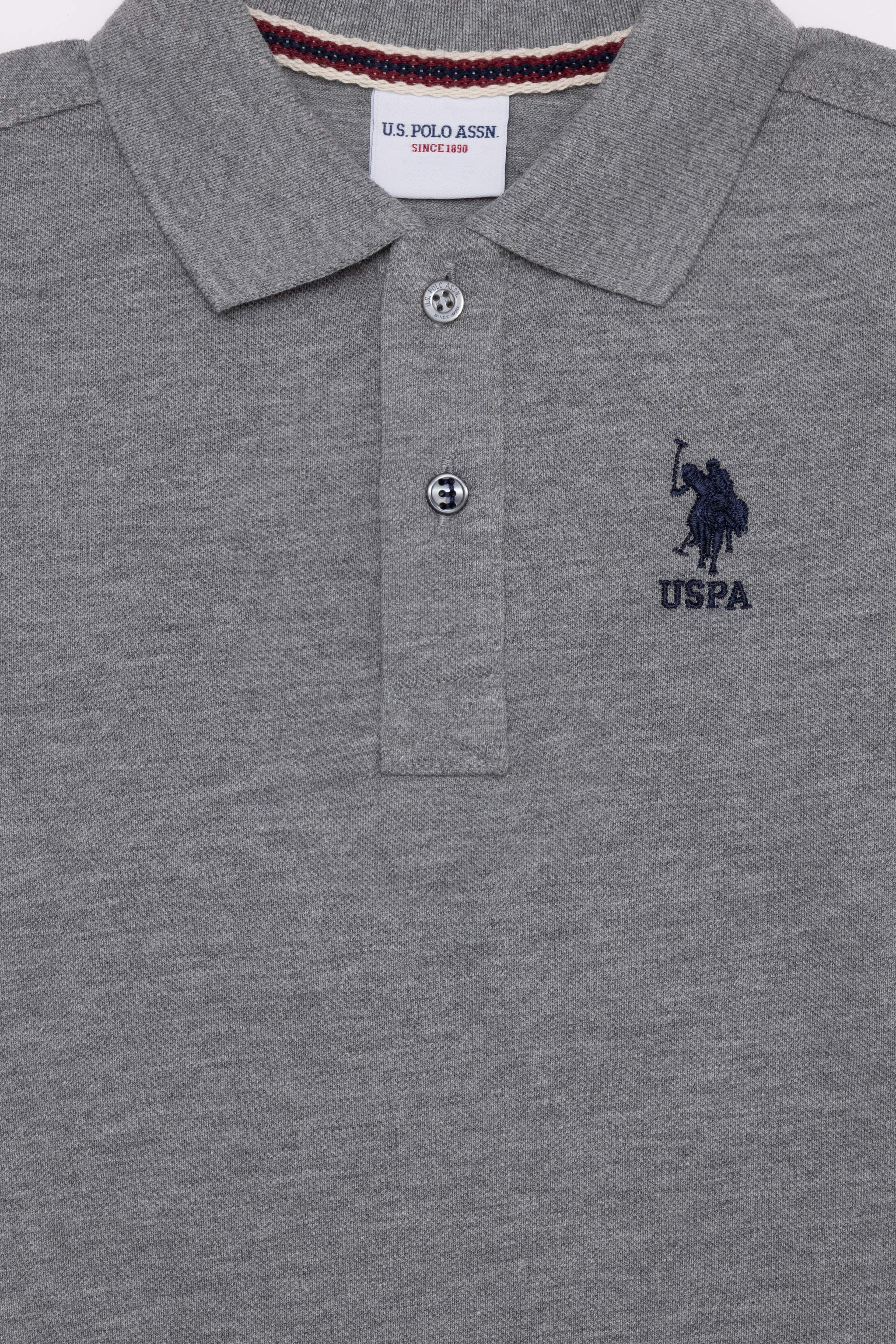 Erkek Çocuk Gri Melanj Basic Sweatshirt