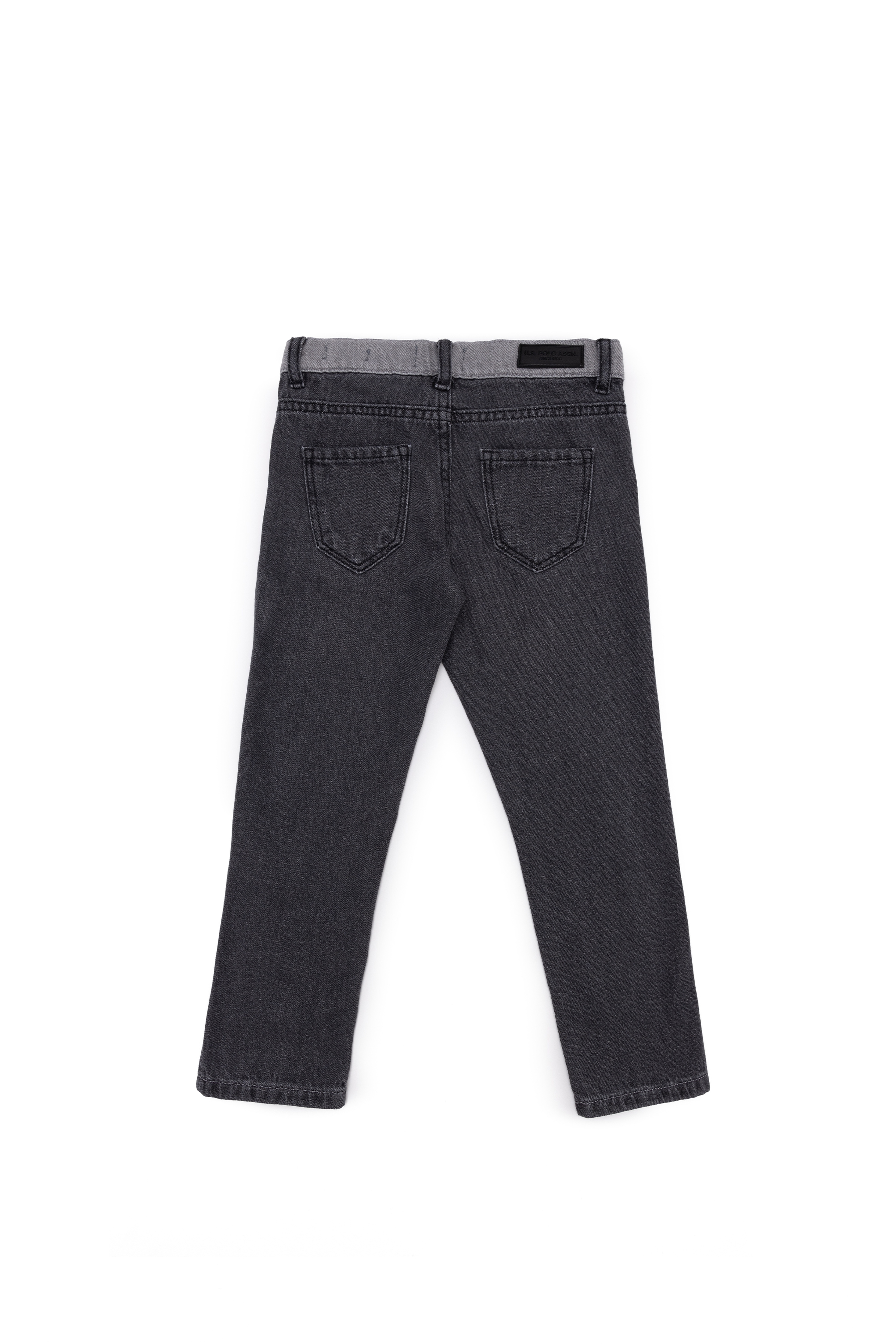 Kız Çocuk Gri Jean Pantolon - Image 3