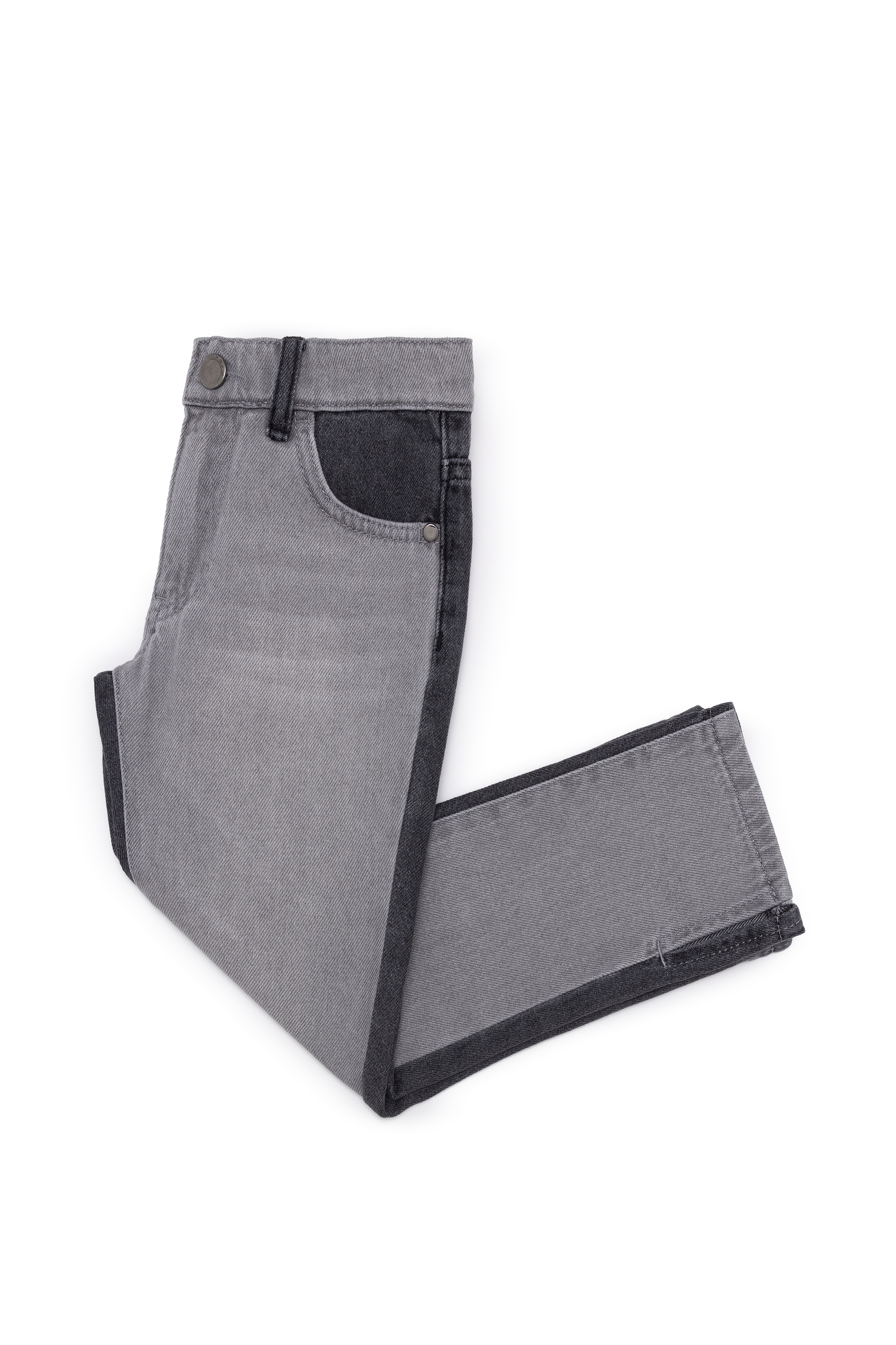 Kız Çocuk Gri Jean Pantolon - Image 1