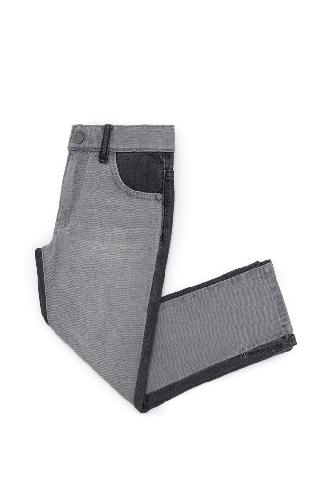 Kız Çocuk Gri Jean Pantolon