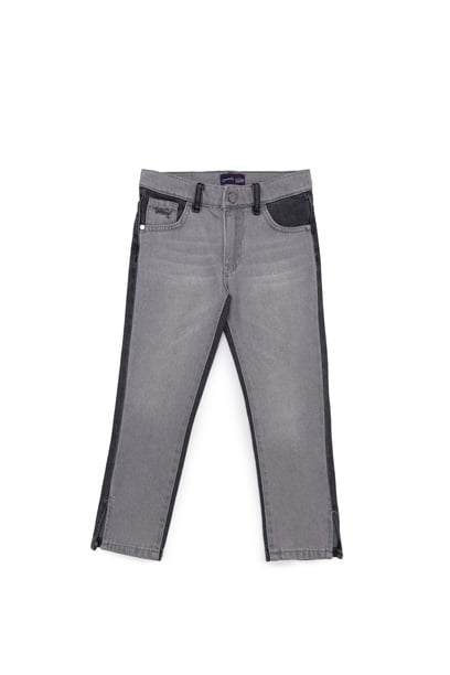 Kız Çocuk Gri Jean Pantolon