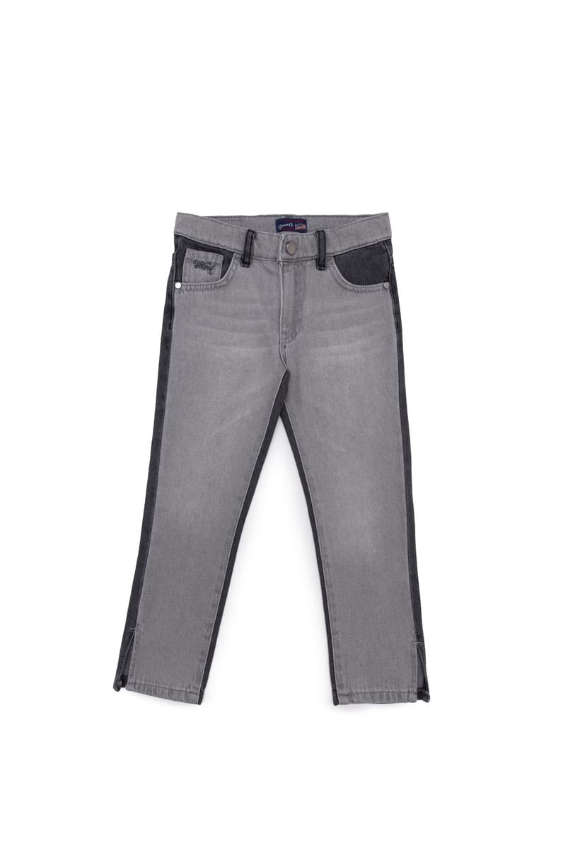 Kız Çocuk Gri Jean Pantolon