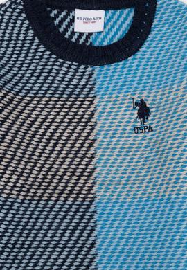 Erkek Çocuk Lacivert Bisiklet Yaka Triko Kazak - 50253321016