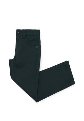 Erkek Çocuk Koyu Yeşil Kanvas Pantolon - 50253376052