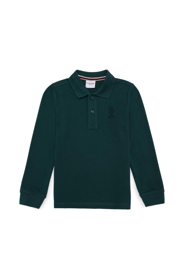 Erkek Çocuk Yeşil Basic Sweatshirt