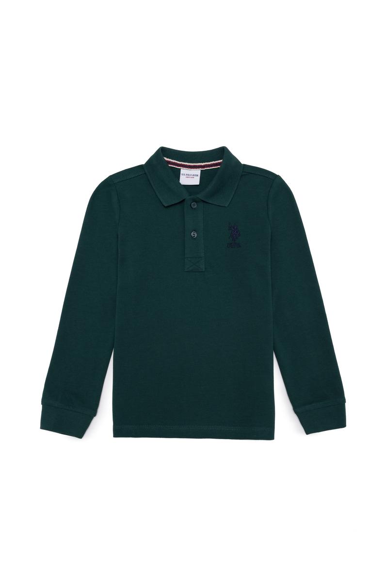 Erkek Çocuk Yeşil Basic Sweatshirt