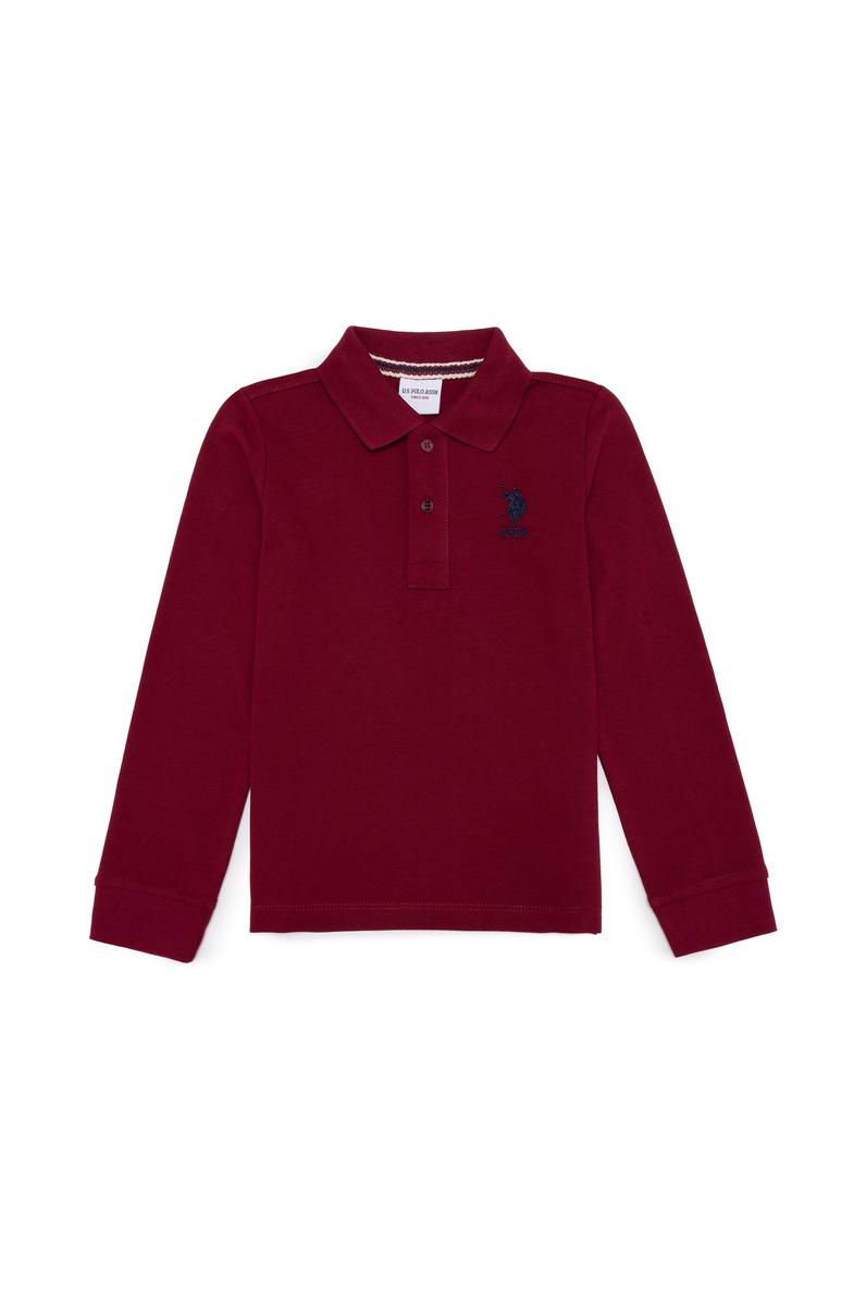 Erkek Çocuk Vişne Basic Sweatshirt