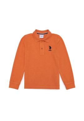 Erkek Çocuk Kiremit Melanj Basic Sweatshirt - 50253783098