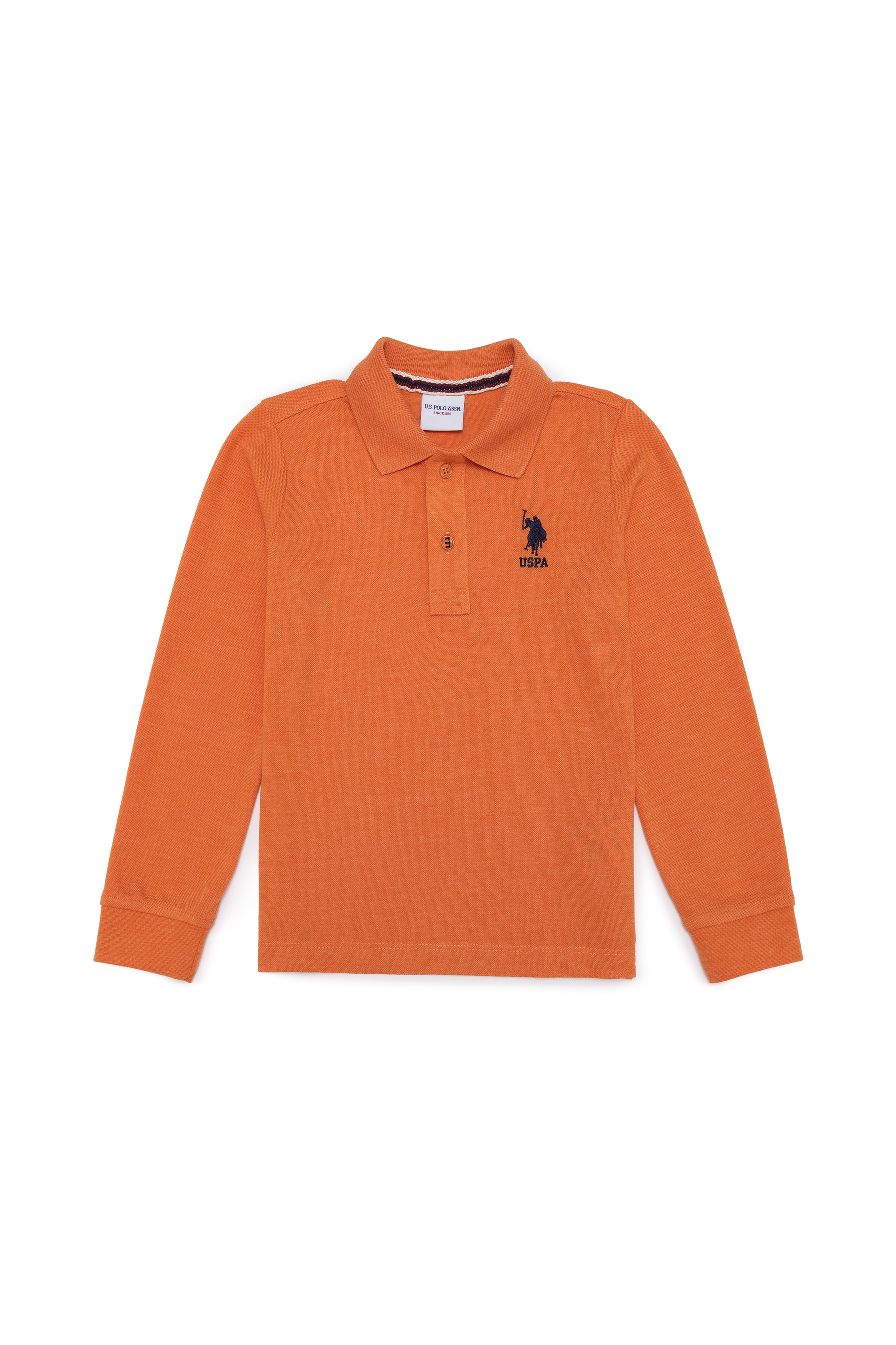 Erkek Çocuk Kiremit Melanj Basic Sweatshirt