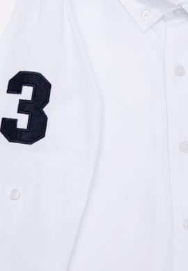 Erkek Çocuk Beyaz Uzun Kollu Gömlek - 50255306011
