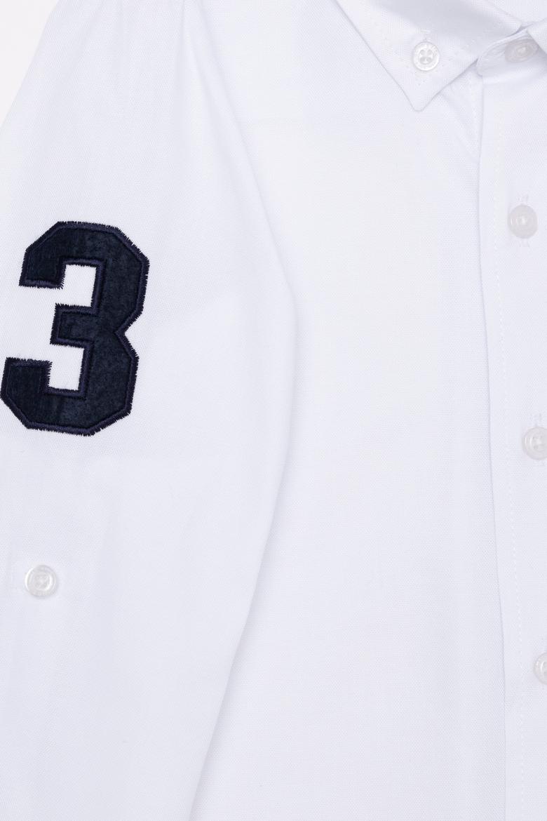 Erkek Çocuk Beyaz Uzun Kollu Gömlek - 50255306011