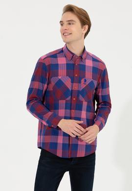 Erkek Kırmızı Uzun Kollu Gömlek - 50253915010