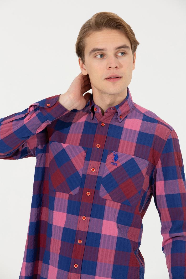 Erkek Kırmızı Uzun Kollu Gömlek - 50253915010