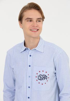 Erkek Mavi Uzun Kollu Gömlek - 50254114005