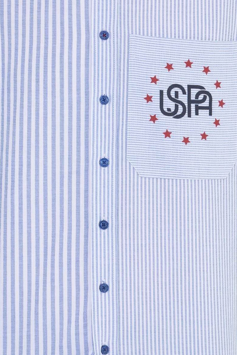 Erkek Mavi Uzun Kollu Gömlek - 50254114005