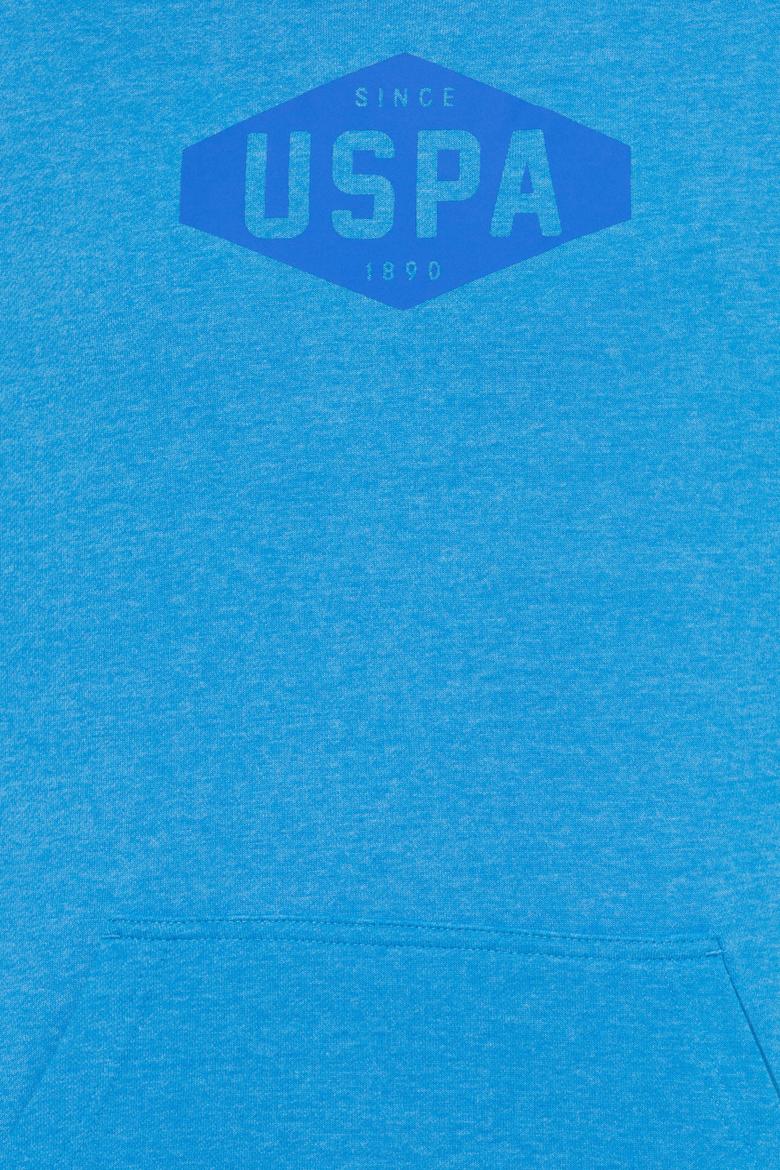 Erkek Kobalt Melanj Kapüşonlu Sweatshirt - 50256350003