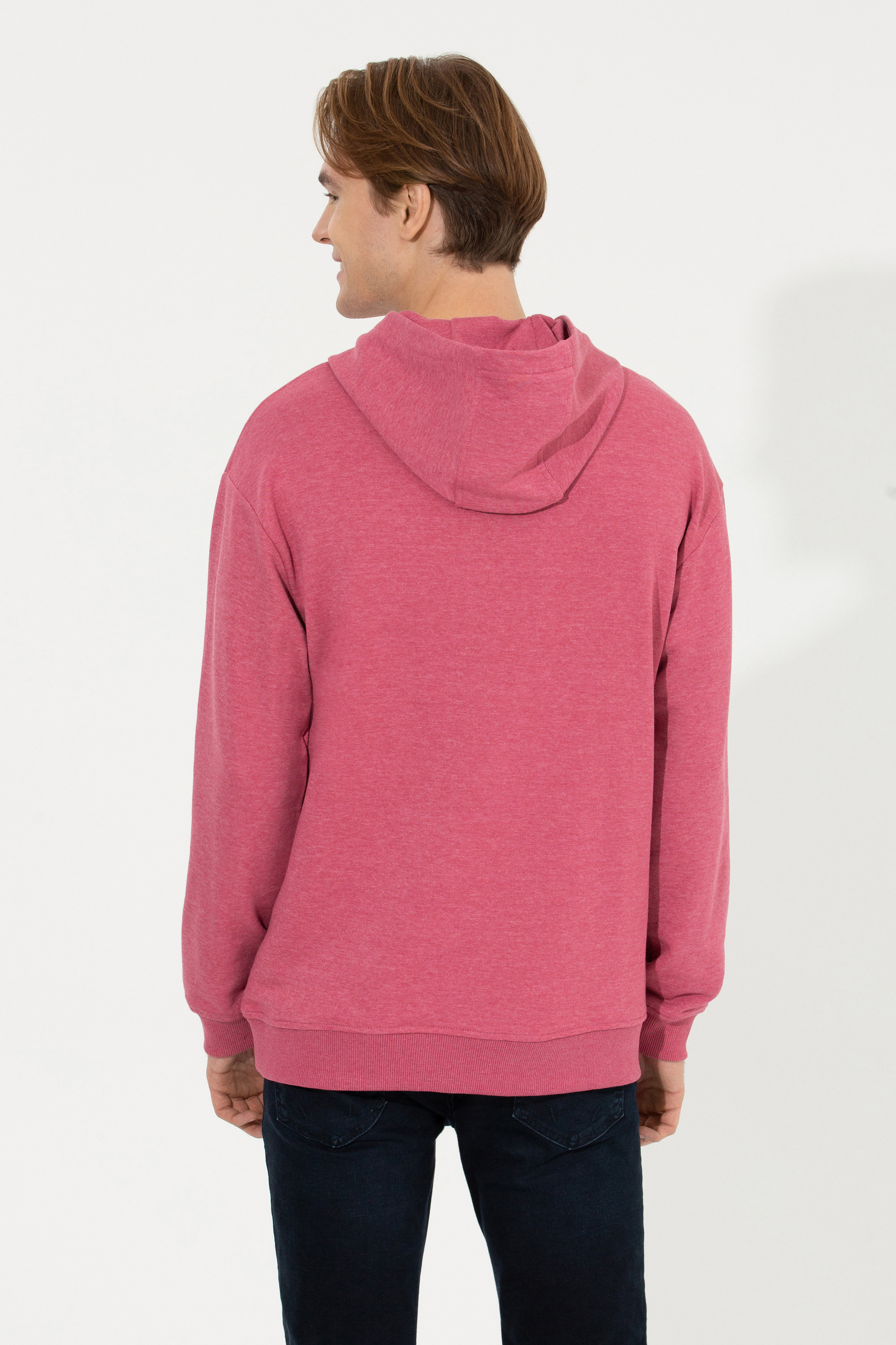Erkek  Kapüşonlu Sweatshirt - Image 5
