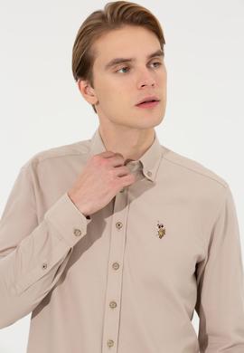 Erkek Taş Uzun Kollu Gömlek - 50256961021