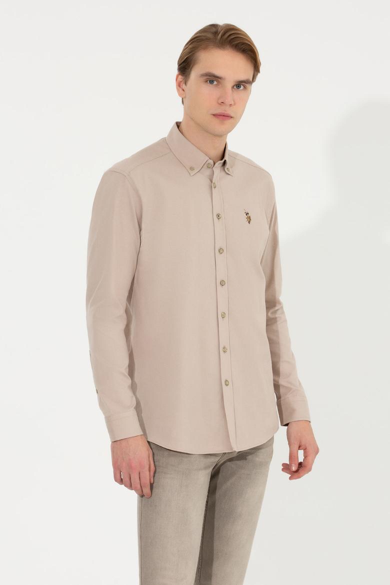 Erkek Taş Uzun Kollu Gömlek - 50256961021