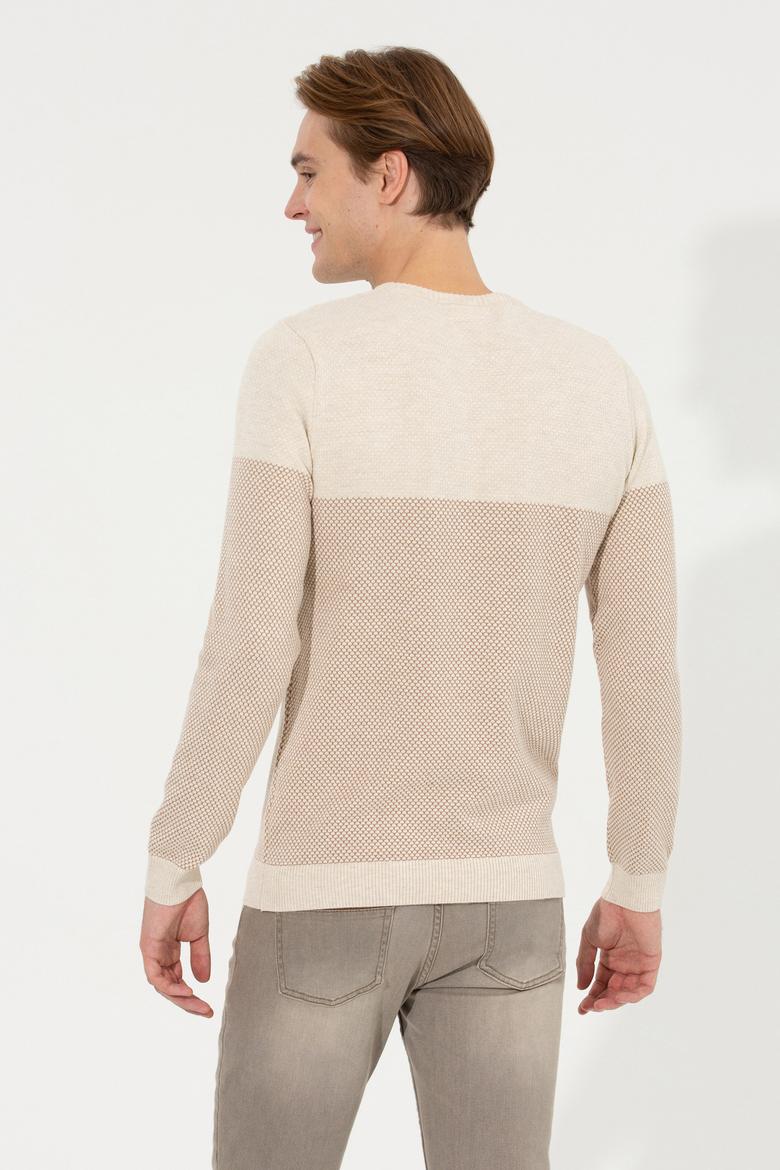 Erkek Krem Kazak - 50253262012