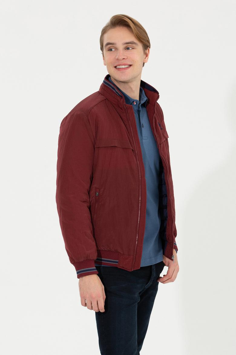 Erkek Vişne Mont - 50255747039