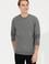 Erkek Antrasit Melanj Basic Sweatshirt