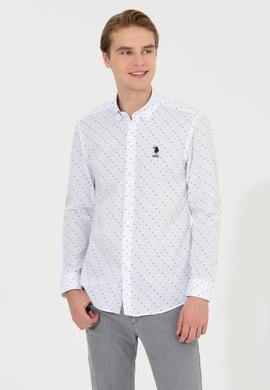 Erkek Beyaz Uzun Kollu Gömlek - 50252845004