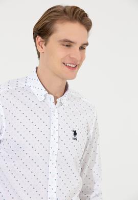 Erkek Beyaz Uzun Kollu Gömlek - 50252845004