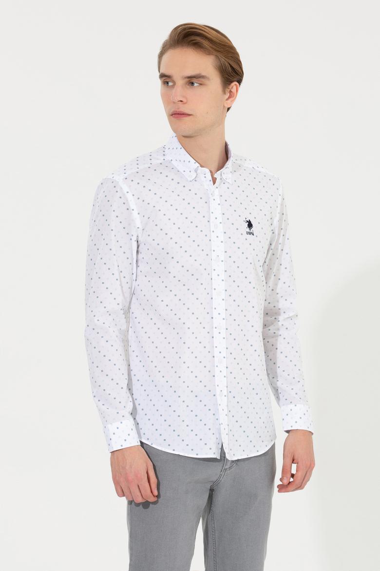 Erkek Beyaz Uzun Kollu Gömlek - 50252845004