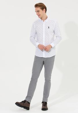 Erkek Beyaz Uzun Kollu Gömlek - 50252845004