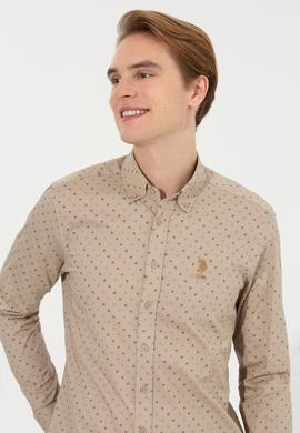 Erkek Taş Uzun Kollu Gömlek - 50252845014