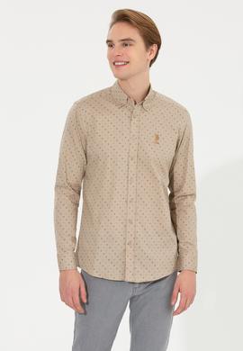 Erkek Taş Uzun Kollu Gömlek - 50252845014