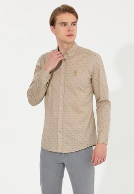 Erkek Taş Uzun Kollu Gömlek - 50252845014