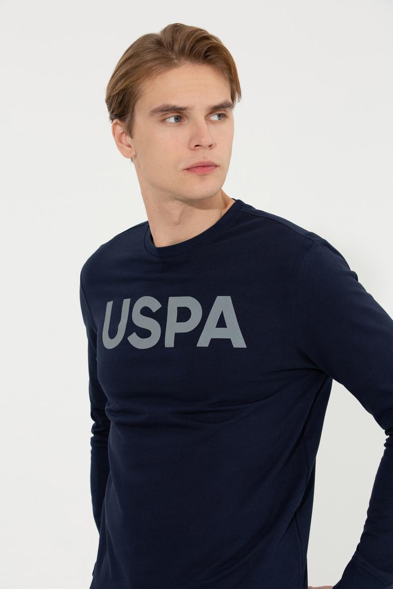 Erkek Lacivert Basic Sweatshirt - 50254504004