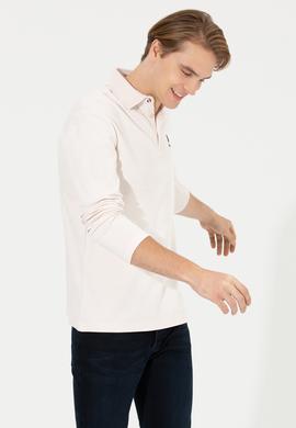 Erkek Ekru Sweatshirt - 50255104086