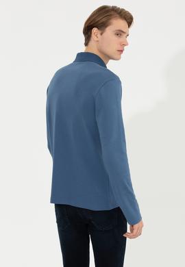 Erkek İndigo Sweatshirt - 50255104096