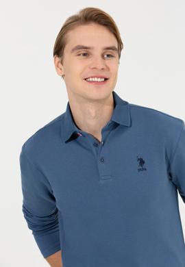 Erkek İndigo Sweatshirt - 50255104096