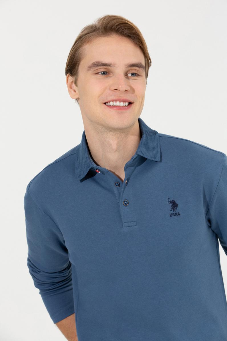 Erkek İndigo Sweatshirt