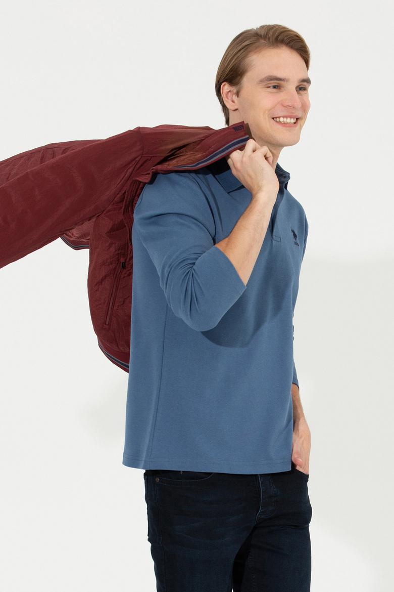 Erkek İndigo Sweatshirt - 50255104096