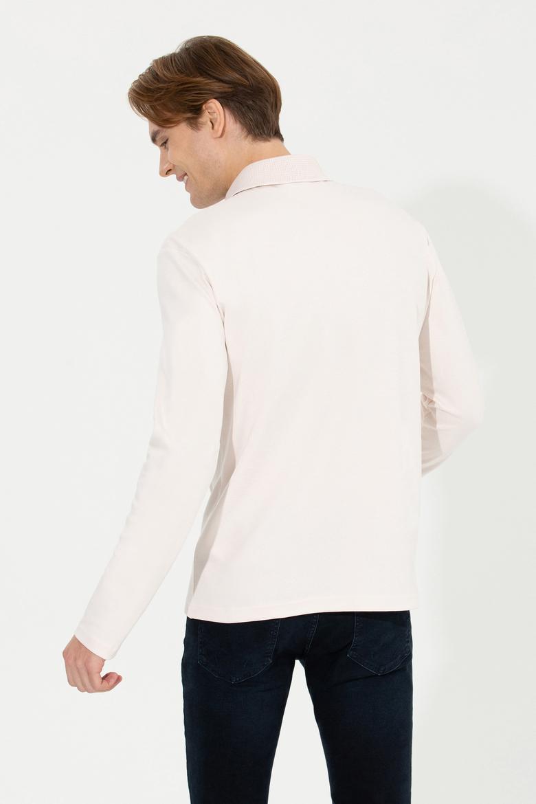 Erkek Ekru Sweatshirt - 50255104086