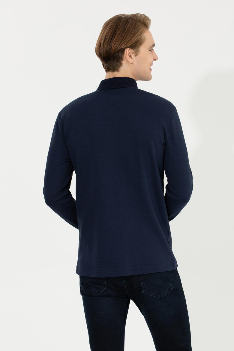 Erkek Lacivert Sweatshirt - 50255104016