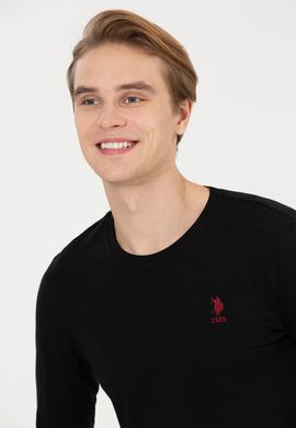 Erkek Siyah Basic Sweatshirt - 50253131024