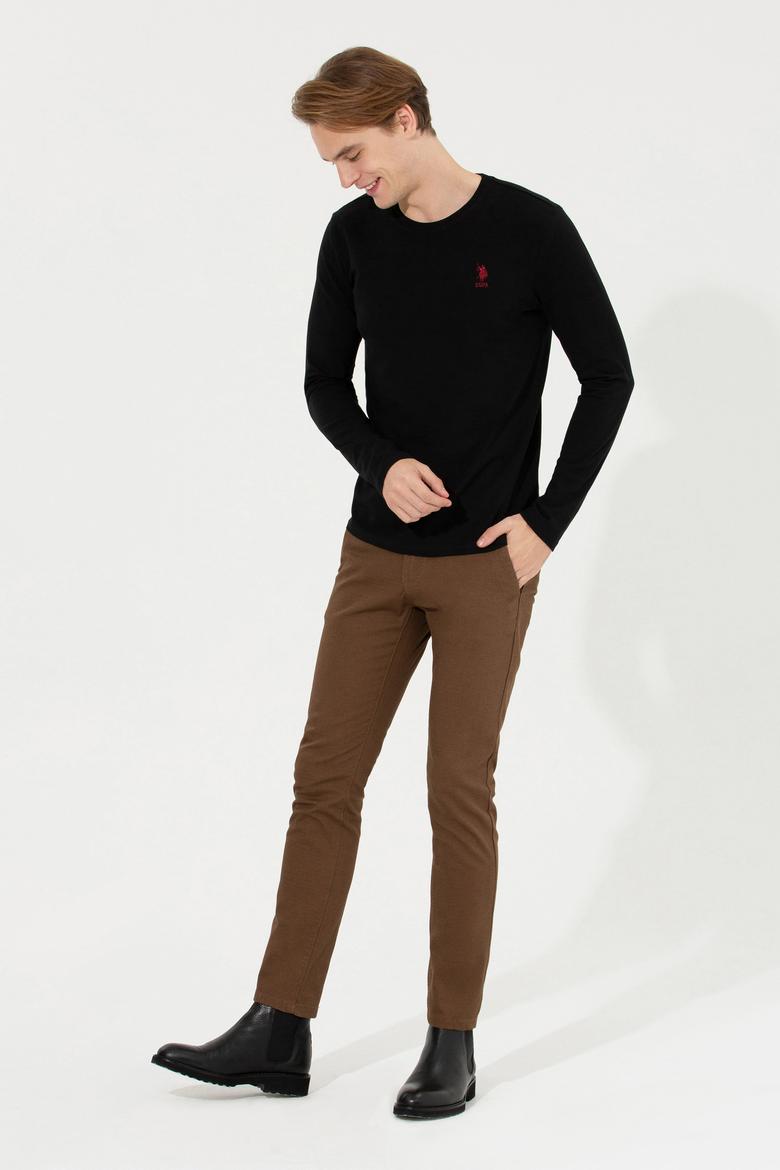 Erkek Siyah Basic Sweatshirt - 50253131024